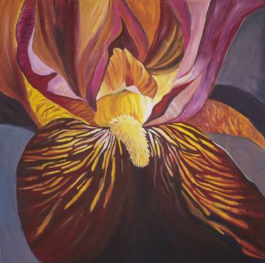 Original Expressionism Floral Paintings by Elizabeth Rydall