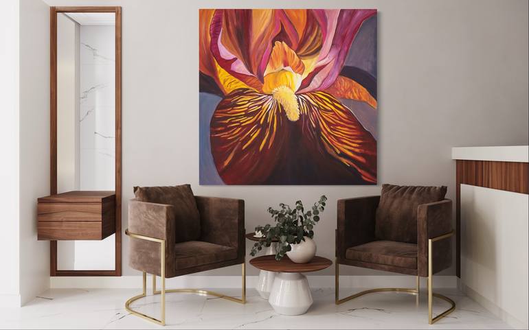 Original Floral Painting by Eli Ry
