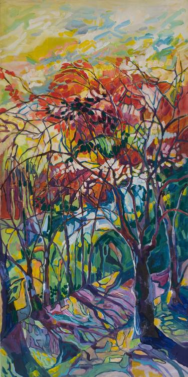 Original Impressionism Tree Paintings by Eli Ry