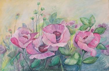 Original Conceptual Floral Paintings by Elizabeth Rydall