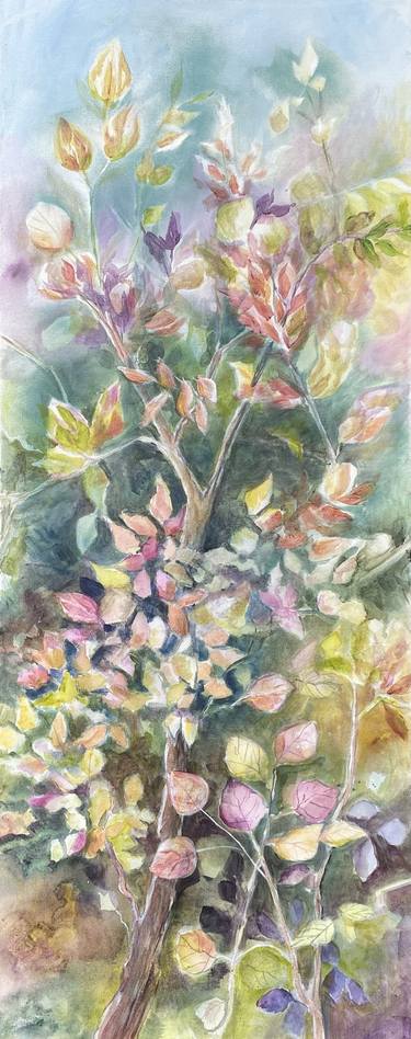 Original Expressionism Floral Paintings by Elizabeth Rydall