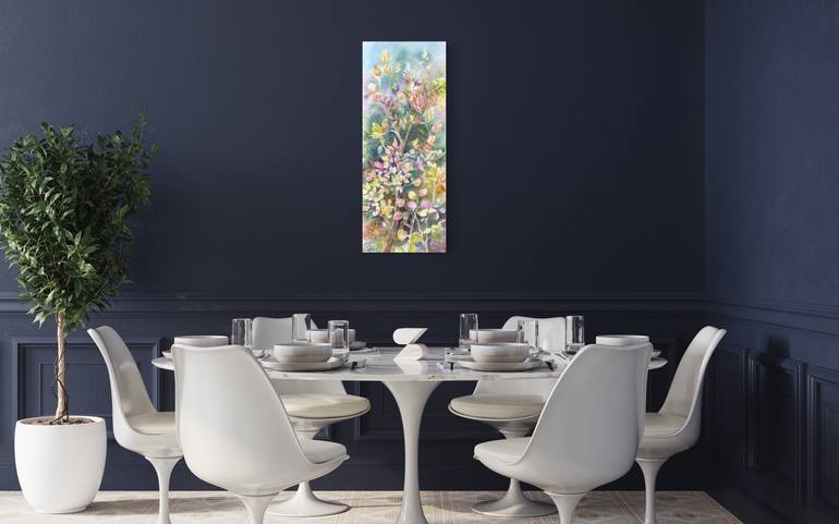 Original Floral Painting by Eli Ry