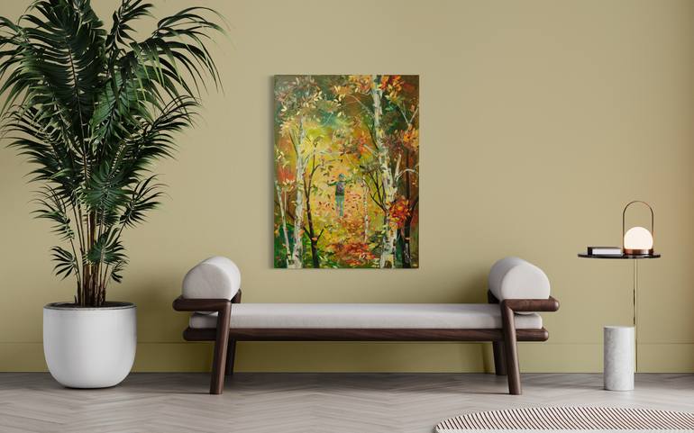 Original Abstract Nature Painting by Elizabeth Rydall