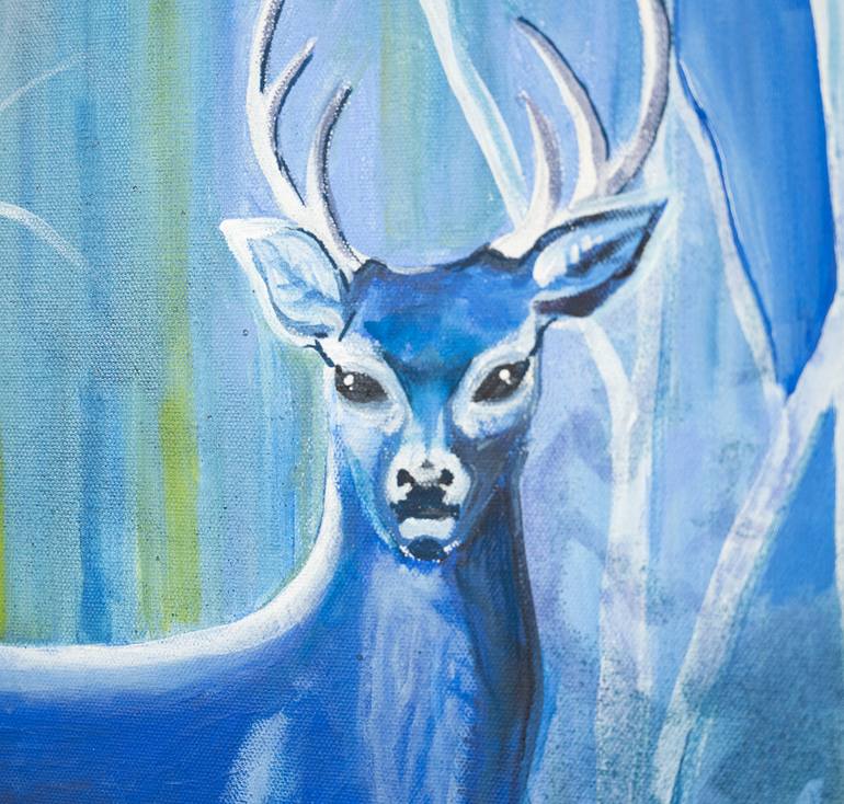 Original Art Deco Animal Painting by Elizabeth Rydall