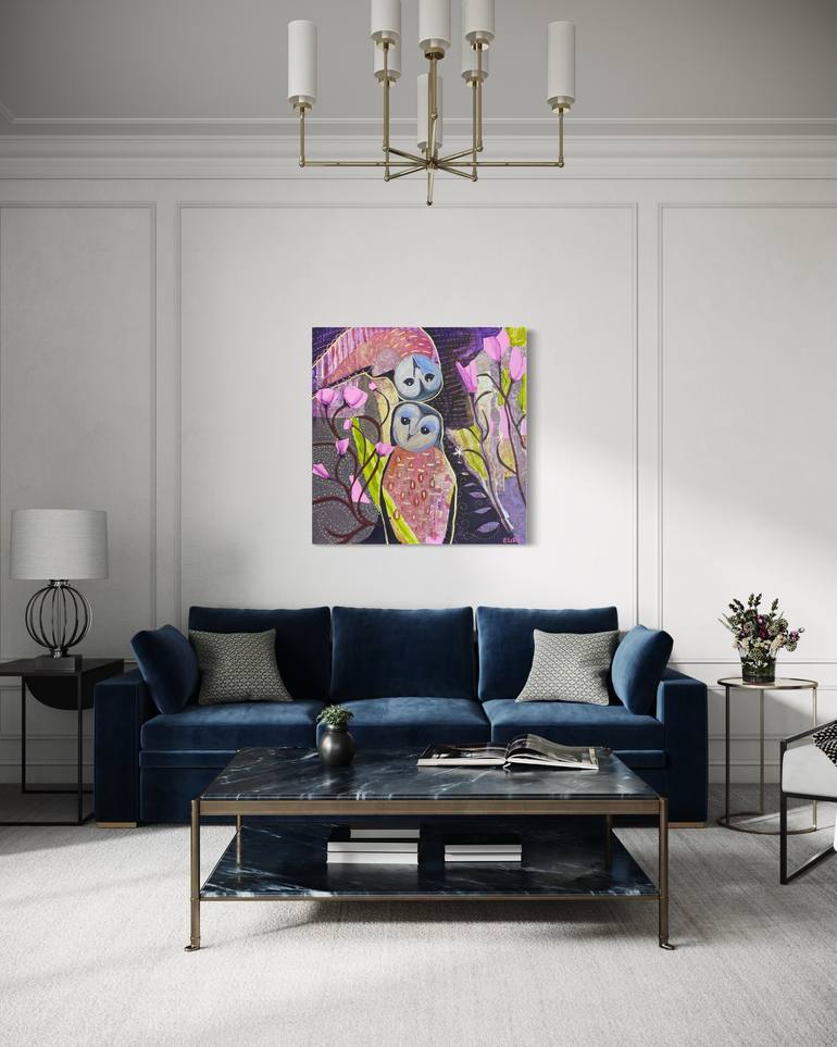 Original Abstract Expressionism Animal Collage by Elizabeth Rydall