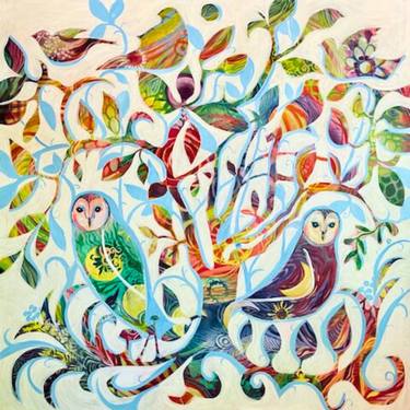 Original Art Deco Animal Paintings by Elizabeth Rydall