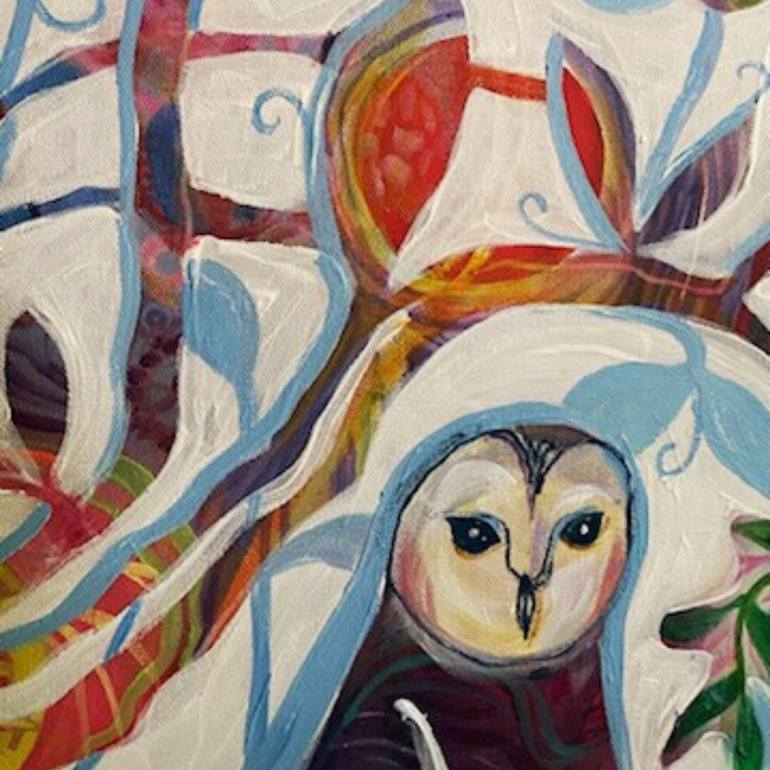 Original Art Deco Animal Painting by Elizabeth Rydall