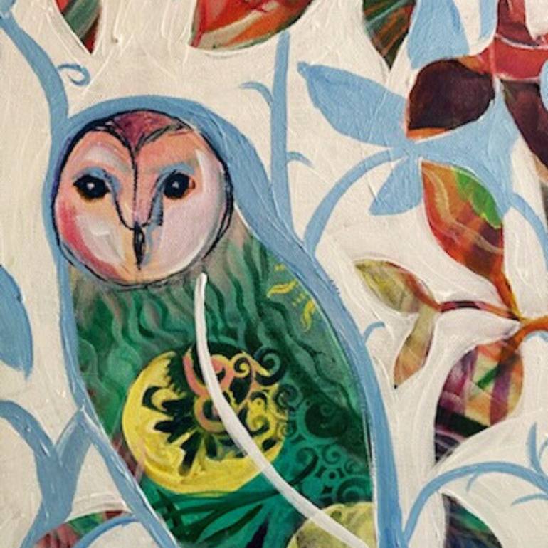 Original Art Deco Animal Painting by Elizabeth Rydall