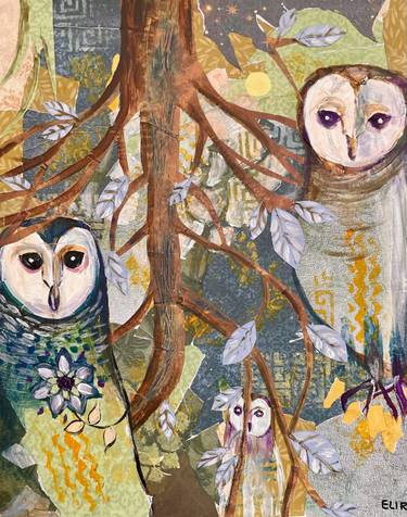 Original Art Deco Animal Painting by Elizabeth Rydall