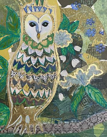 Original Art Deco Animal Painting by Elizabeth Rydall