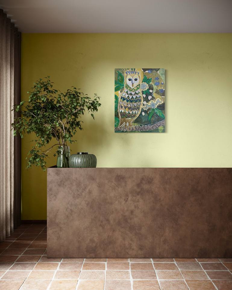 Original Art Deco Animal Painting by Elizabeth Rydall
