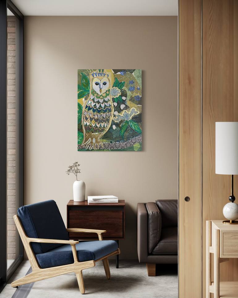 Original Art Deco Animal Painting by Elizabeth Rydall