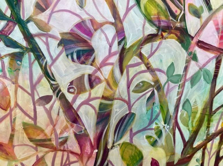 Original Art Deco Nature Painting by Elizabeth Rydall