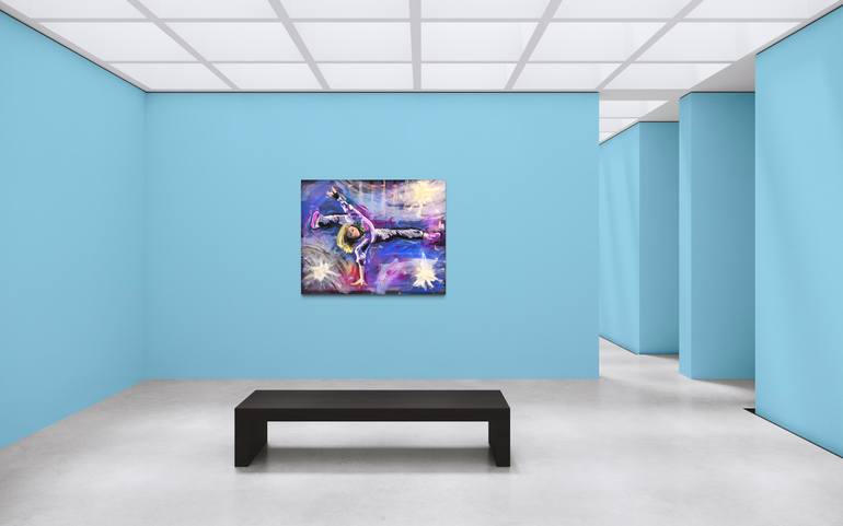 Original Art Deco Performing Arts Painting by Elizabeth Rydall