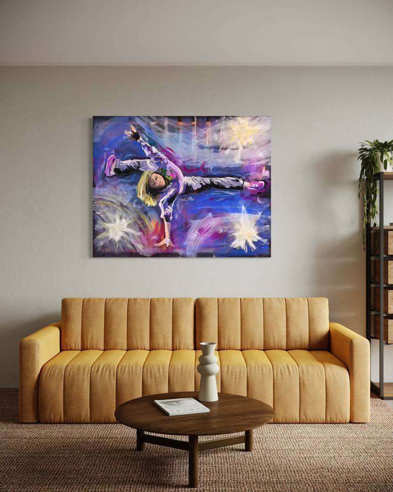 Original Art Deco Performing Arts Painting by Elizabeth Rydall