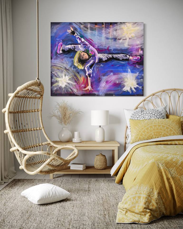 Original Art Deco Performing Arts Painting by Elizabeth Rydall