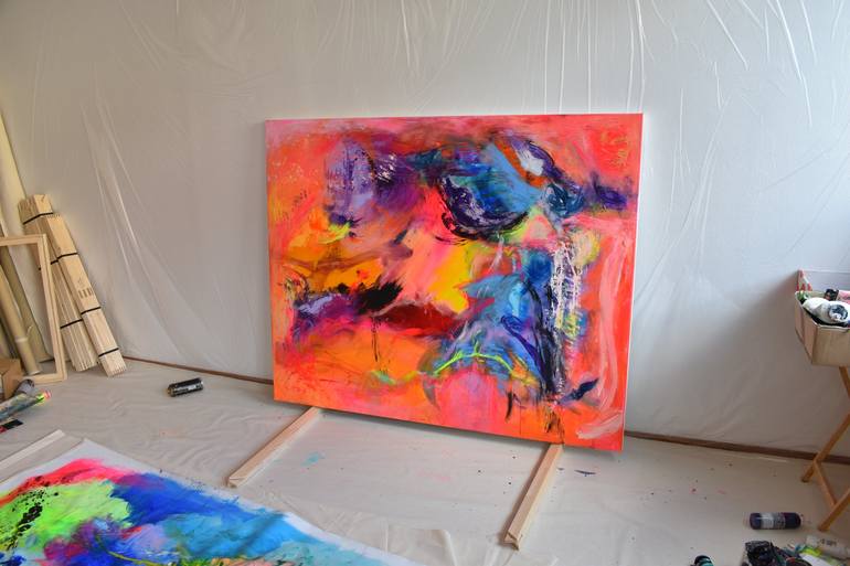 Original Abstract Painting by Sebastian Merk