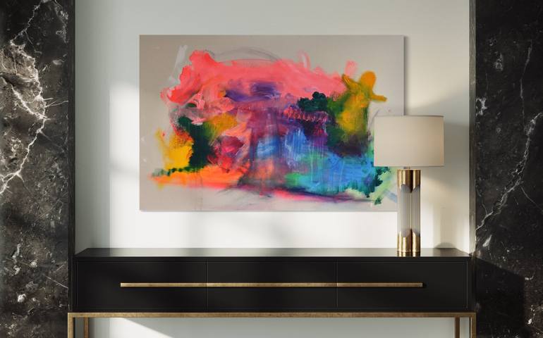 Original Abstract Painting by Sebastian Merk