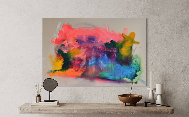 Original Abstract Painting by Sebastian Merk