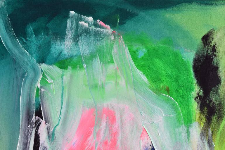 Original Abstract Expressionism Abstract Painting by Sebastian Merk