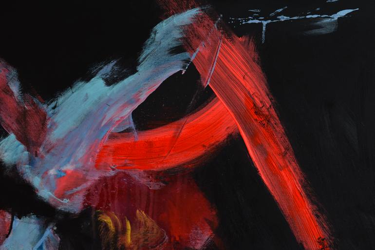 Original Abstract Expressionism Abstract Painting by Sebastian Merk