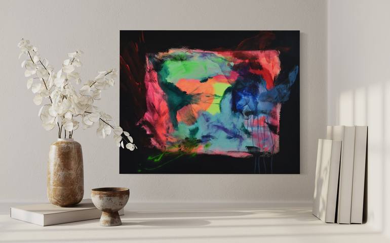 Original Abstract Expressionism Abstract Painting by Sebastian Merk
