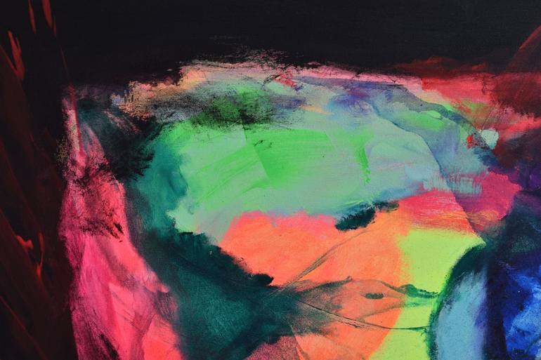 Original Abstract Expressionism Abstract Painting by Sebastian Merk