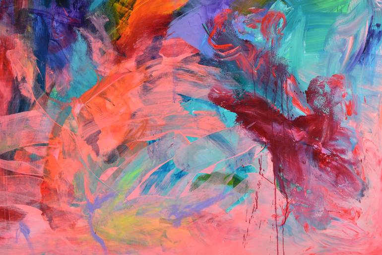 Original Abstract Expressionism Abstract Painting by Sebastian Merk