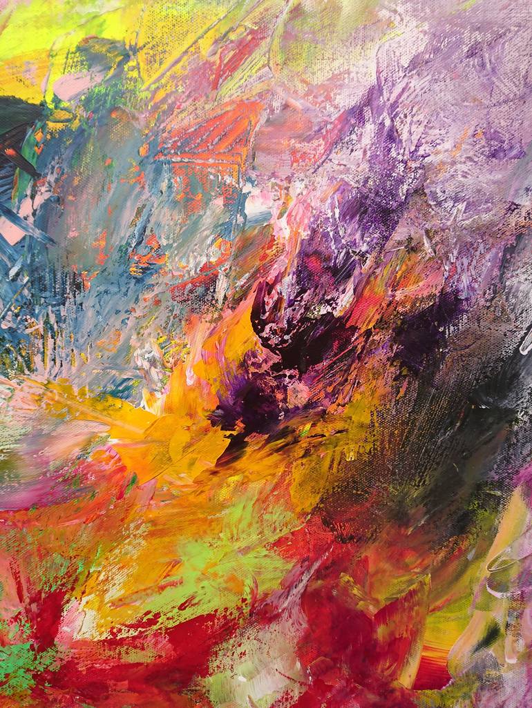 Original Abstract Expressionism Abstract Painting by Sebastian Merk