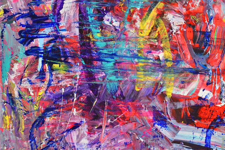 Original Abstract Expressionism Abstract Painting by Sebastian Merk