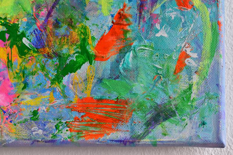 Original Pop Art Abstract Painting by Sebastian Merk