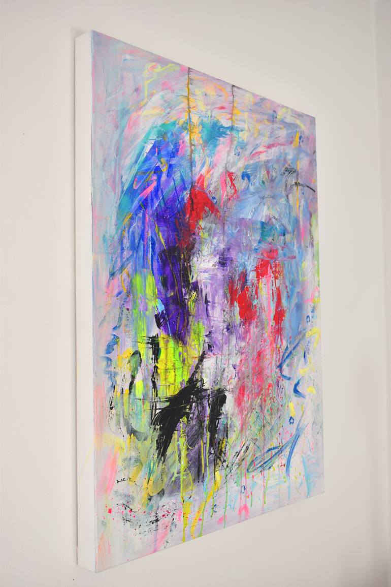 Original Abstract Expressionism Abstract Painting by Sebastian Merk