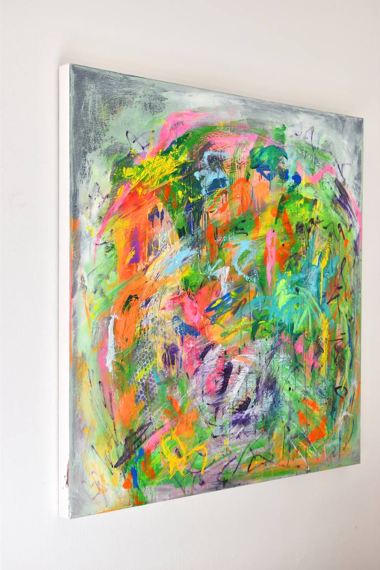 Original Pop Art Abstract Painting by Sebastian Merk