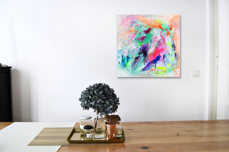 Original Abstract Expressionism Abstract Painting by Sebastian Merk