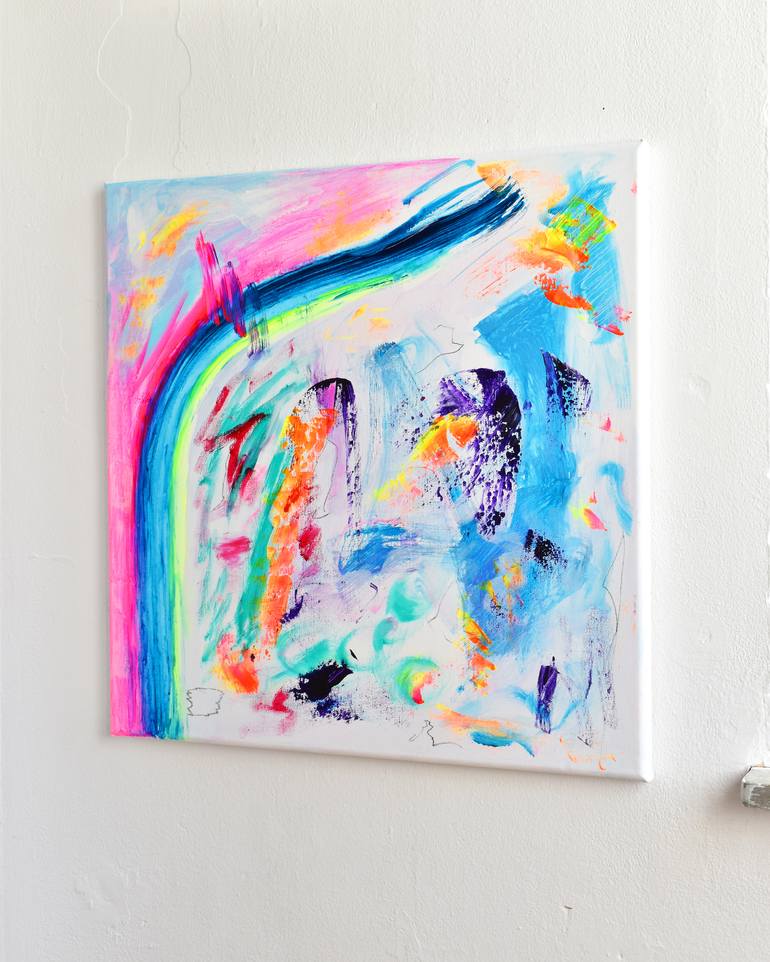 Original Street Art Abstract Painting by Sebastian Merk