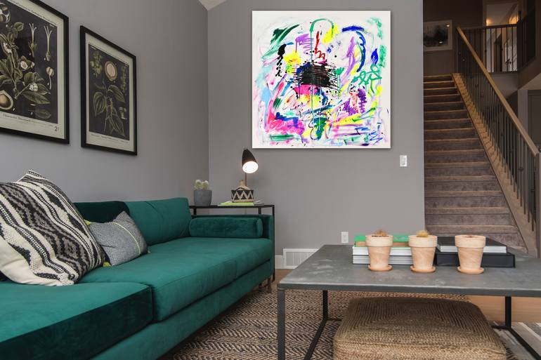 Original Abstract Painting by Sebastian Merk