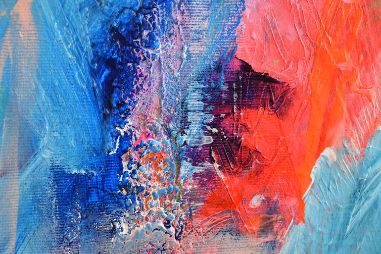 Original Abstract Expressionism Abstract Painting by Sebastian Merk