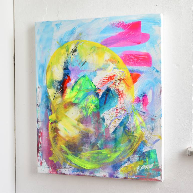 Original Abstract Expressionism Abstract Painting by Sebastian Merk