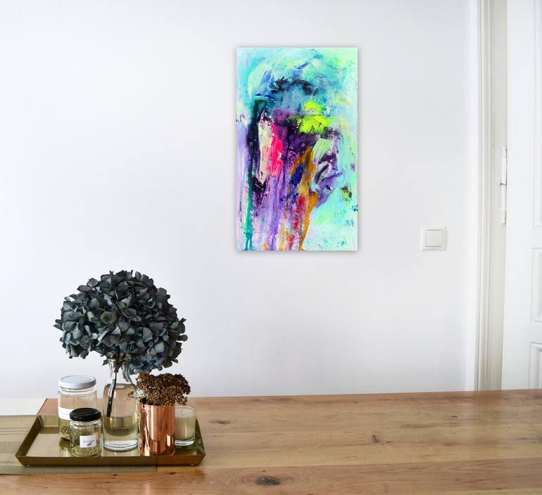 Original Abstract Expressionism Abstract Painting by Sebastian Merk