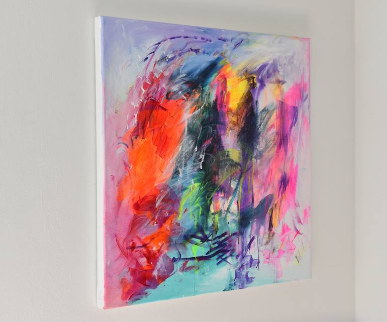 Original Abstract Expressionism Abstract Painting by Sebastian Merk