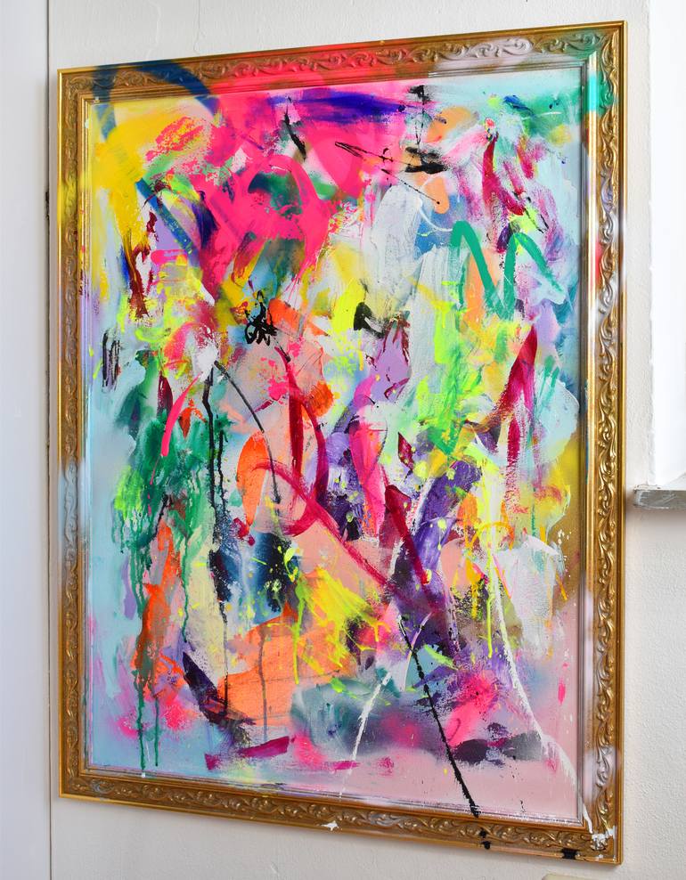 Original Street Art Abstract Painting by Sebastian Merk