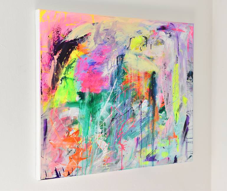 Original Abstract Expressionism Abstract Painting by Sebastian Merk