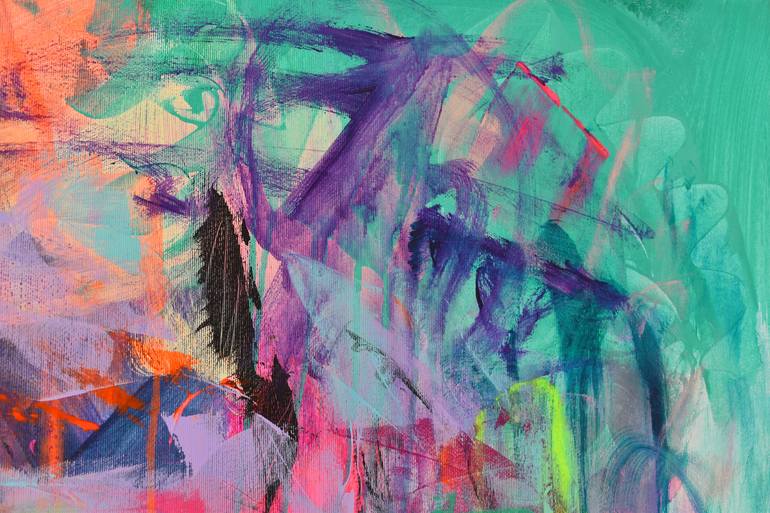 Original Abstract Graffiti Painting by Sebastian Merk