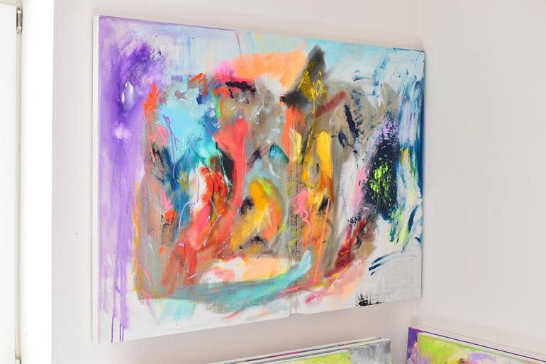 Original Abstract Expressionism Abstract Painting by Sebastian Merk