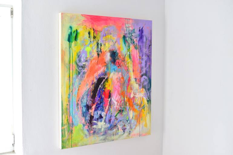 Original Street Art Abstract Painting by Sebastian Merk