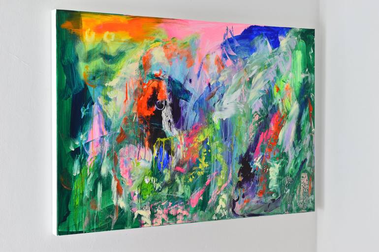 Original Abstract Expressionism Abstract Painting by Sebastian Merk