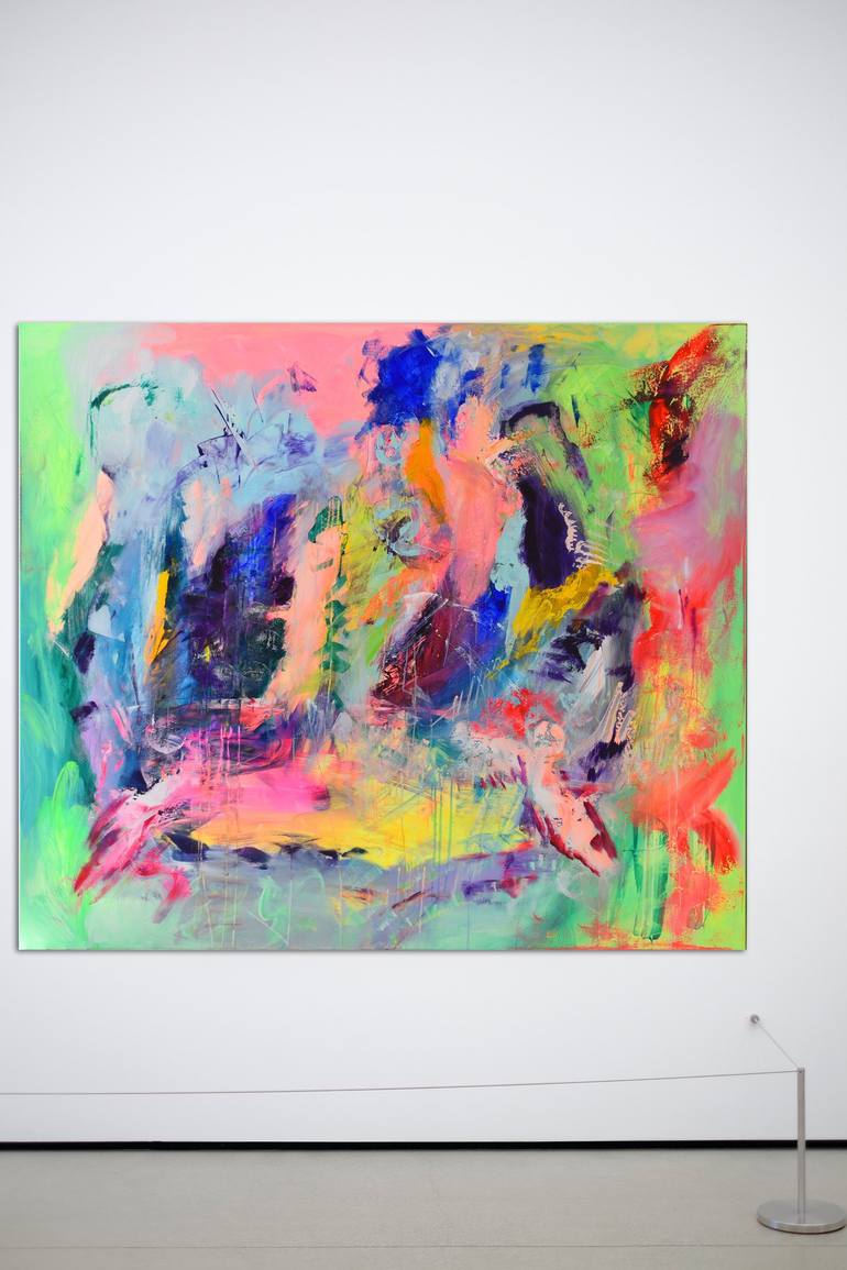 Original Abstract Expressionism Abstract Painting by Sebastian Merk