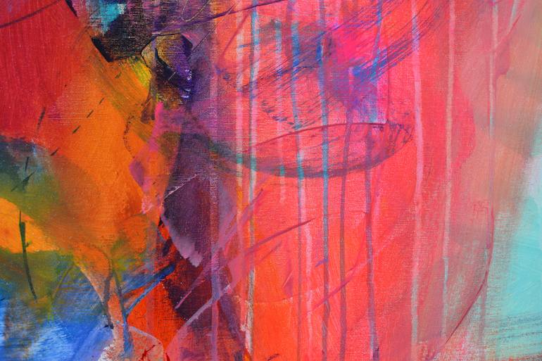 Original Abstract Expressionism Abstract Painting by Sebastian Merk