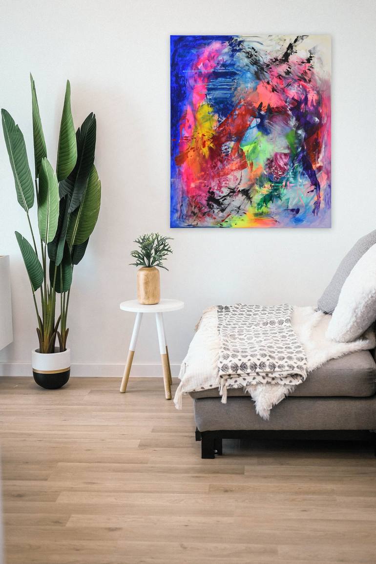 Original Abstract Painting by Sebastian Merk