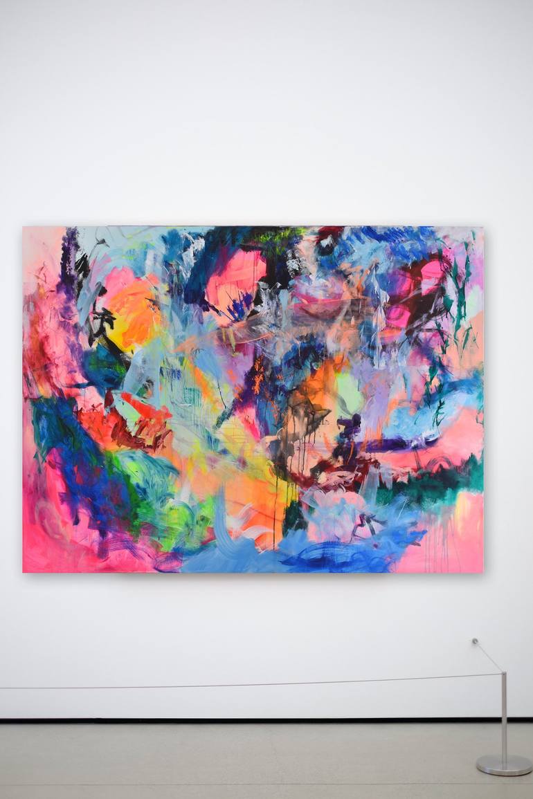 Original Abstract Expressionism Abstract Painting by Sebastian Merk